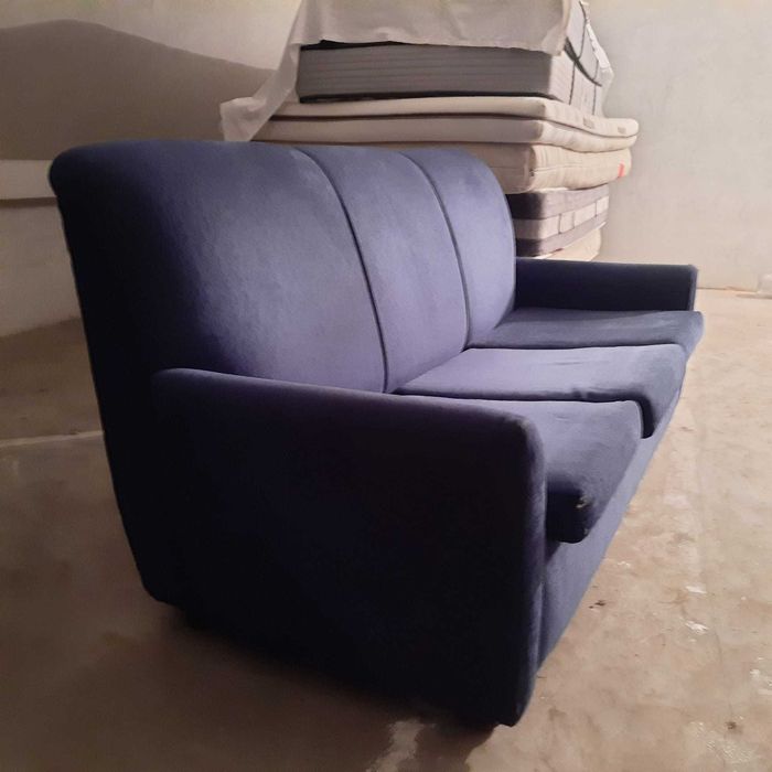 Sofa cama cor azul