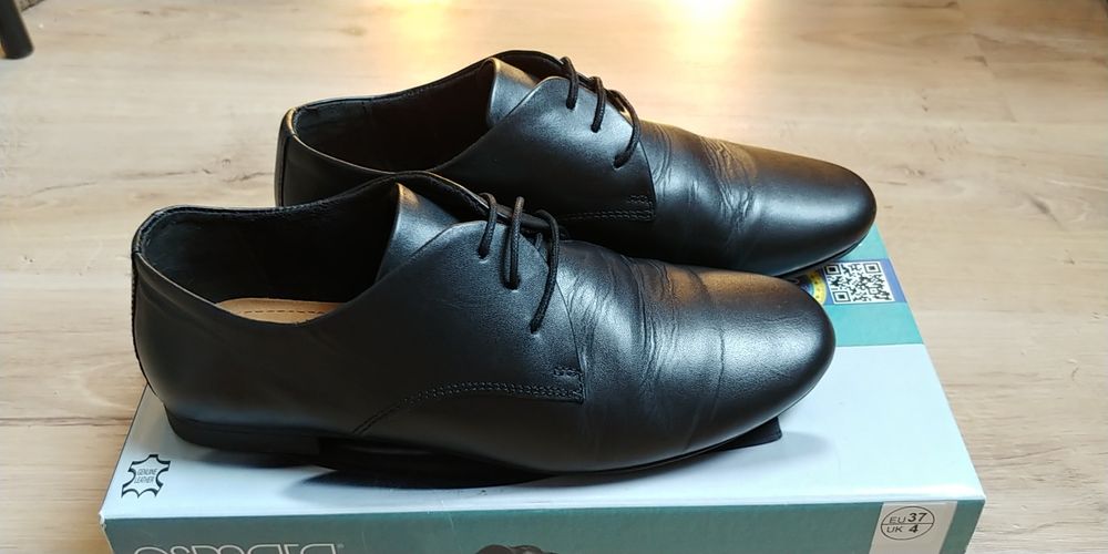 Botki pantofle damskie skórzane skóra 37