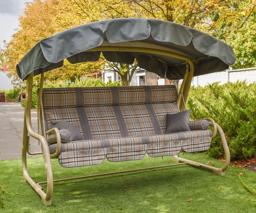 Акция! Качели Садовые "София". Купить Качественные Металлические Раскл