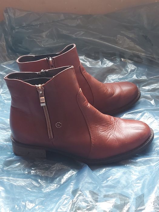 Botki damskie skórzane rozmiar 36 firma Korzeniowski