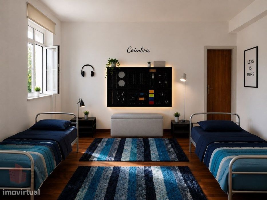 Furnished T2 Apartment Near the University of Coimbra – Portagem | Ready to Move In