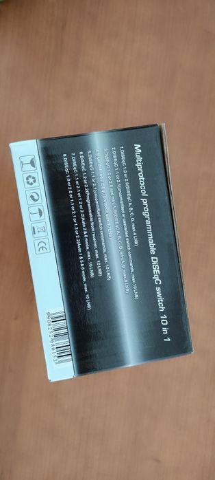 Switch DiSEqC Orton DSG 10/1 – Alta Qualidade p/ Antenas Parabólicas