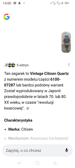 Zegarek Citizen sprzedam