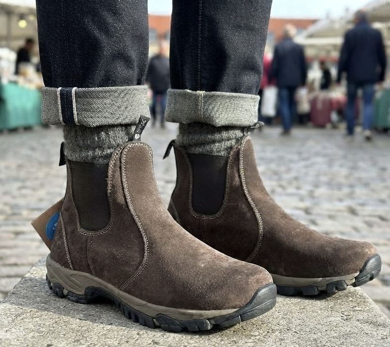 черевики замшеві hi tec 45 р