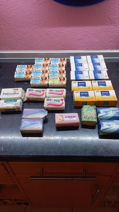 Stare mydła z PRL-u