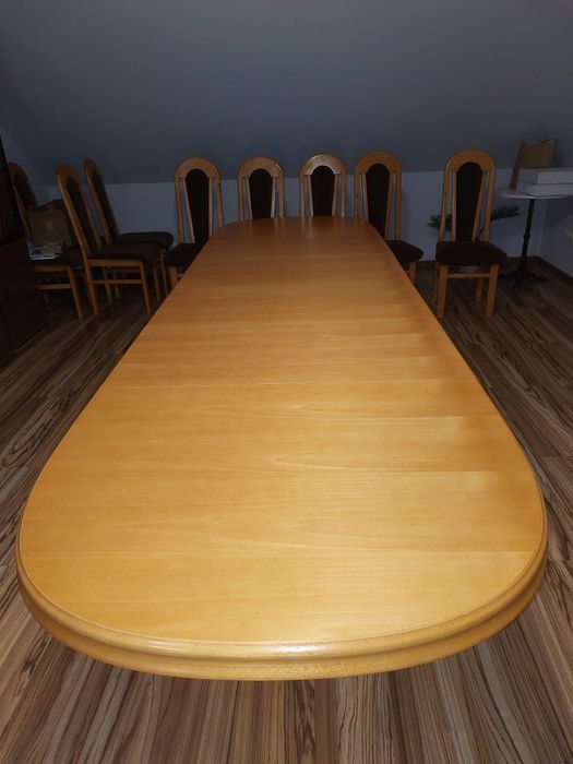 Stół rozkładany , bukowy 3,2m.