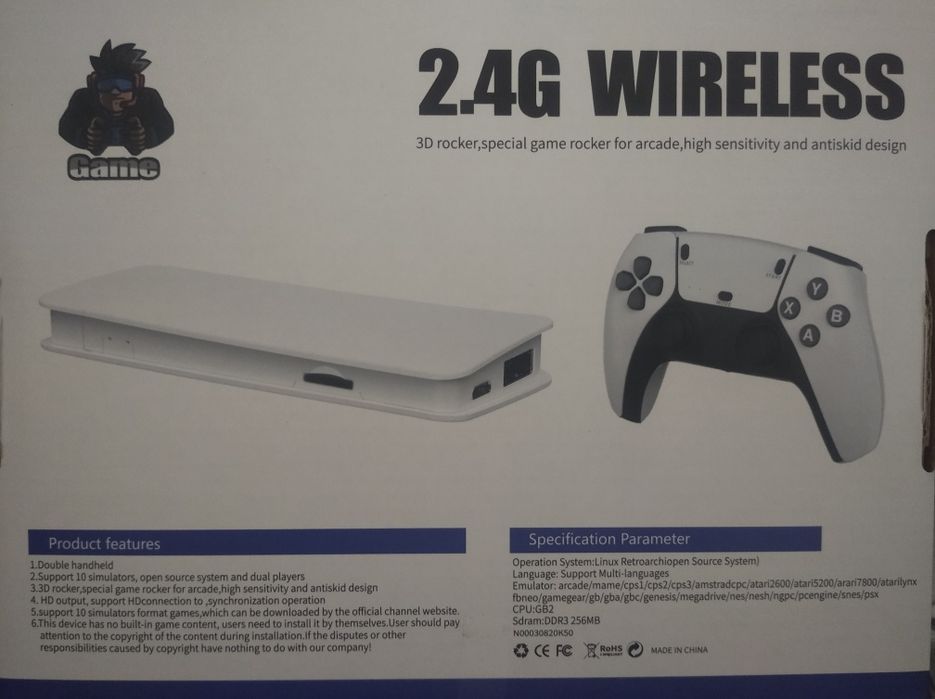Ігрова приставка 2.4 wireless 4k
