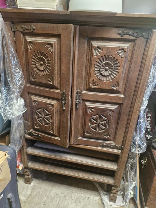 Armário arrumação antigo madeira