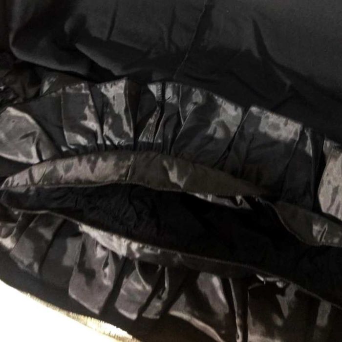 Юбка нарядная на девочку юбка с поясом на резинке золотая 152-158