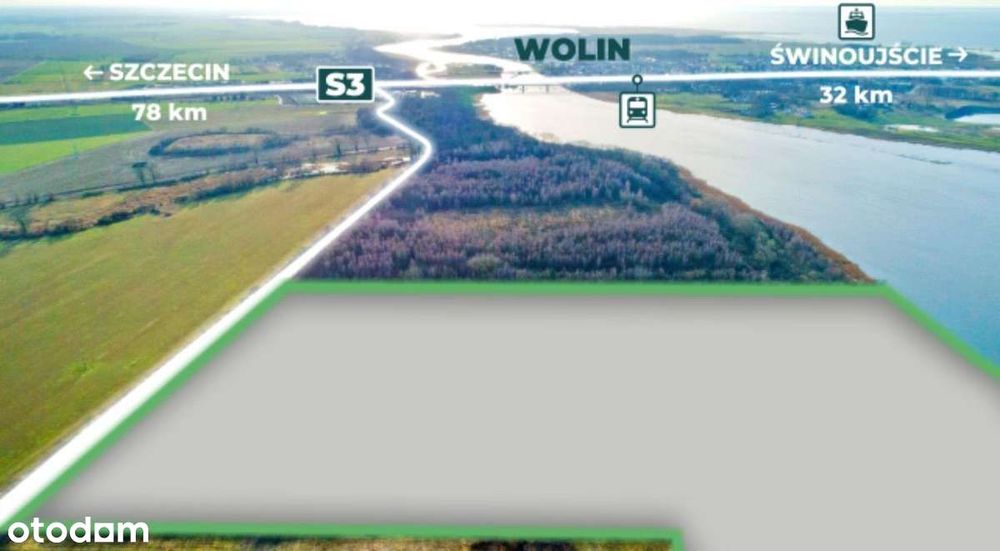 Działka inwestycyjna 19ha lub mniej przy drodze S3 – pohled 2