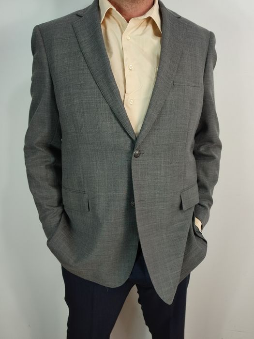 Marynarka męska szara klasyczna elegancka r. 56 Dressman