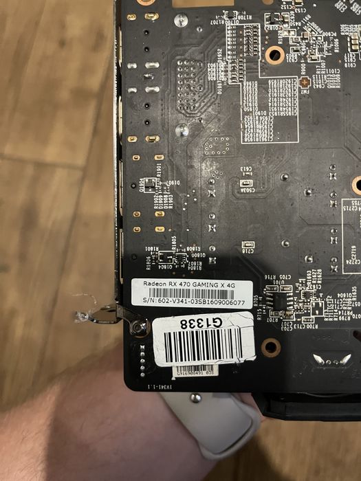 Відеокарта MSI gaiming RX 470 4gb
