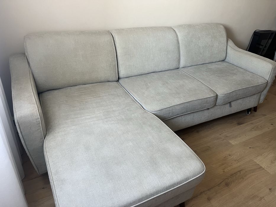 Sofa cama chaise long com bau