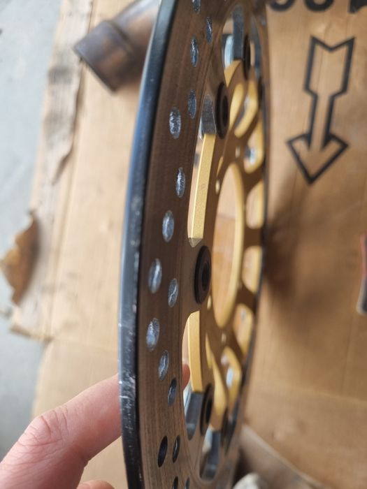 Discos (novos) NG 310x94x5 + pastilhas (CBR)