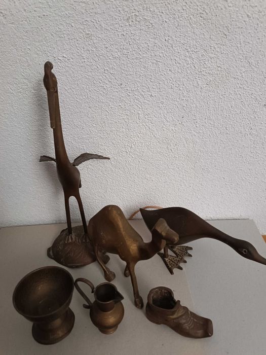 peças decorativas em latão