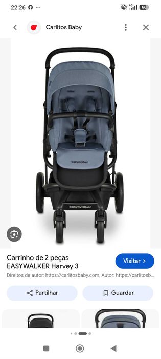 Carrinho de bebé easywalker