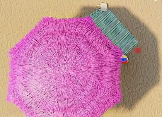 Guarda-sol chapéu de sol de palha havaiano praia, terraço ou esplanada