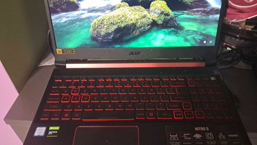 Laptop Acer NITRO 5 I5 8GB 512SSD GTX 1650 WIN 10 bardzo dobry stan
