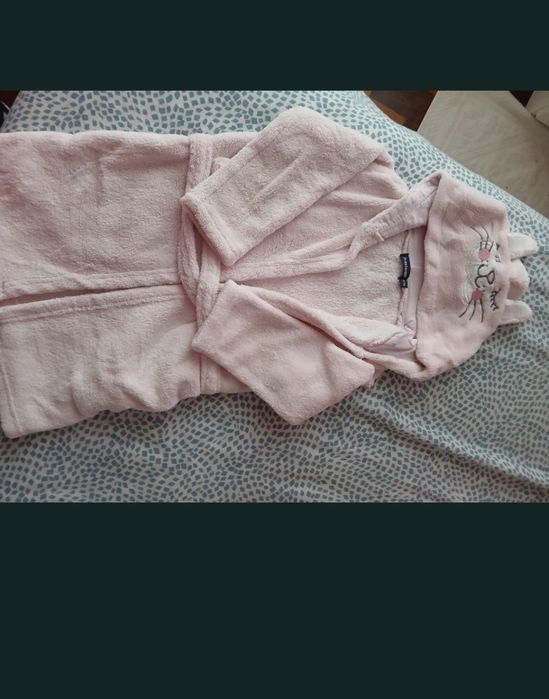 Robe para bebe rosa
