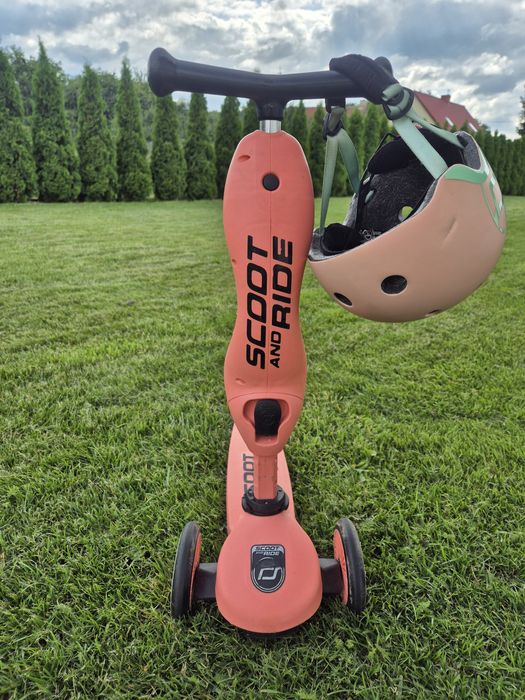 Hulajnoga scoot and ride 2w1 + kask