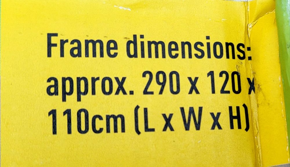 Hamak z podstawą na stelażu na ogród, taras. Nowy