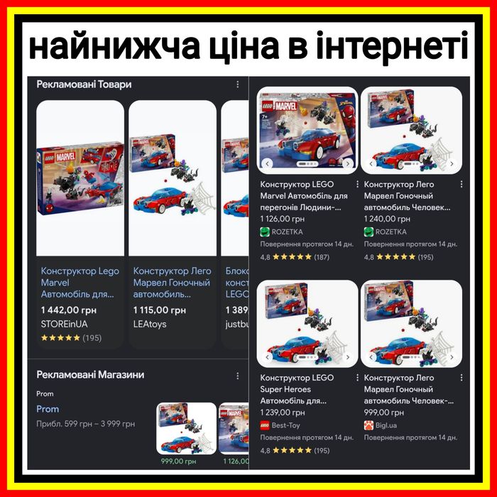 Конструктор LEGO Marvel 76279 Spider-man
