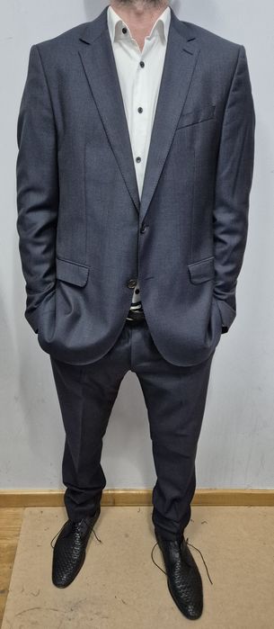 HUGO BOSS DRAGO roz. 52  garnitur premium super stan wełna 120's