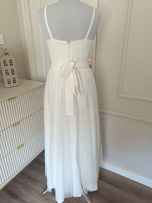 Lacoria suknia ślubna tiulowa piękna XS/S