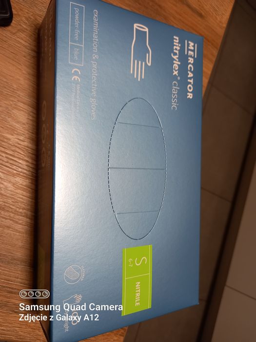 Mercator nitrylex rękawiczki niebieskie xl