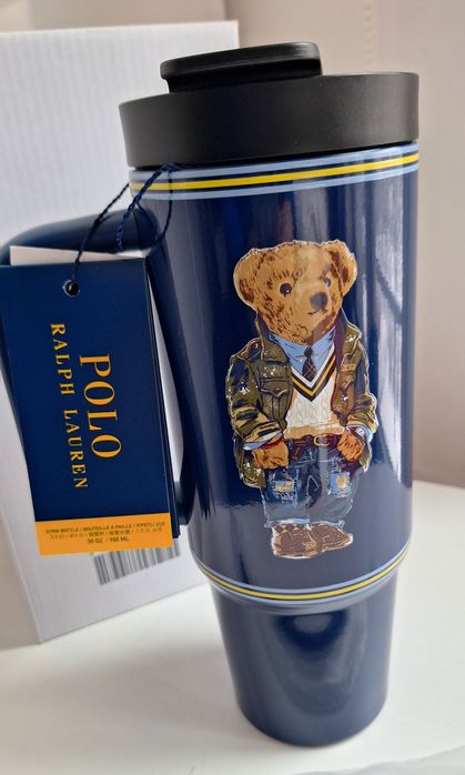 Polo Ralph Lauren kubek termiczny z misiem Nowy Oryginalny