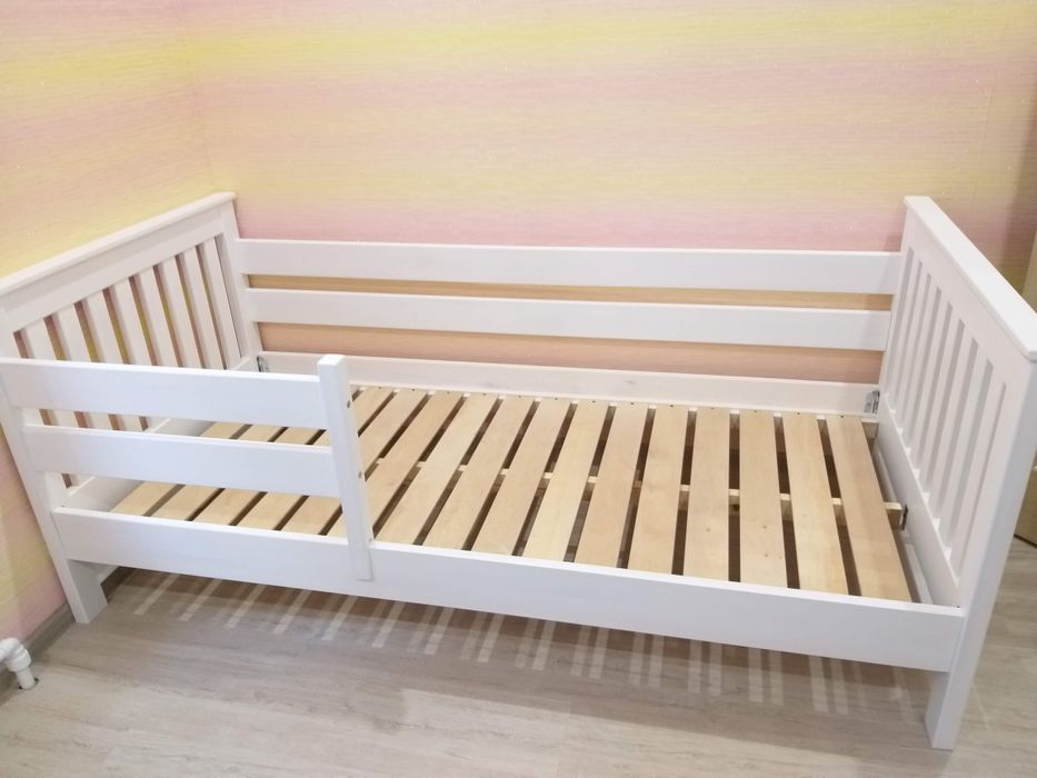 Ліжко дерев'яне полуторне/підліткове/дитяче