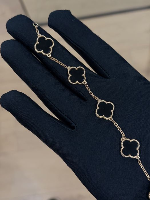 Pulseira em ouro 18k com Onyx preto