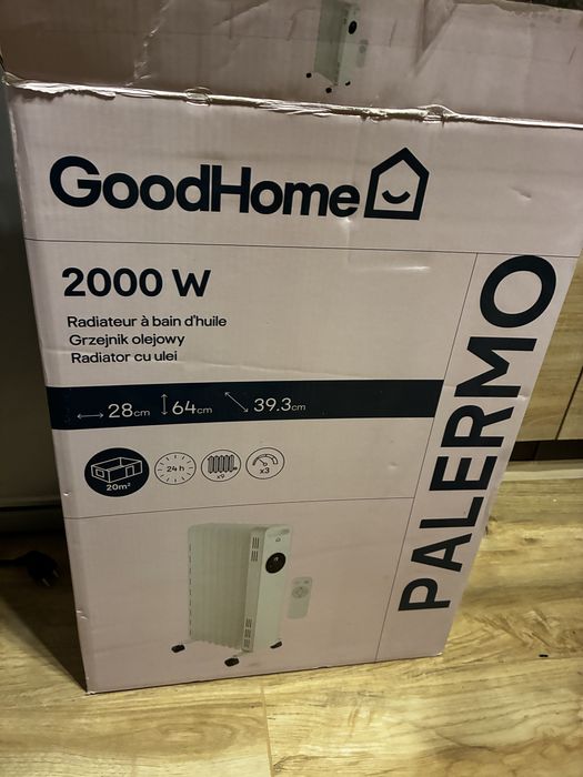 Grzejnik olejowy GoodHome Palermo 2000 W
