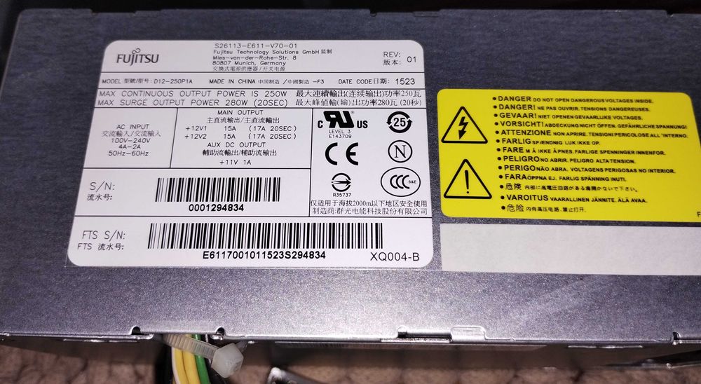 Fujitsu Esprimo, Intel i3-4170, 8GB, SSD240, legalny W10 Pro