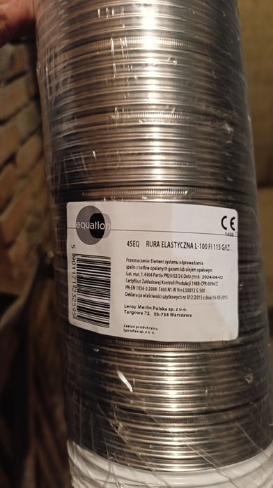 Rura odprowadzająca elastyczna kwasoodporna L-100