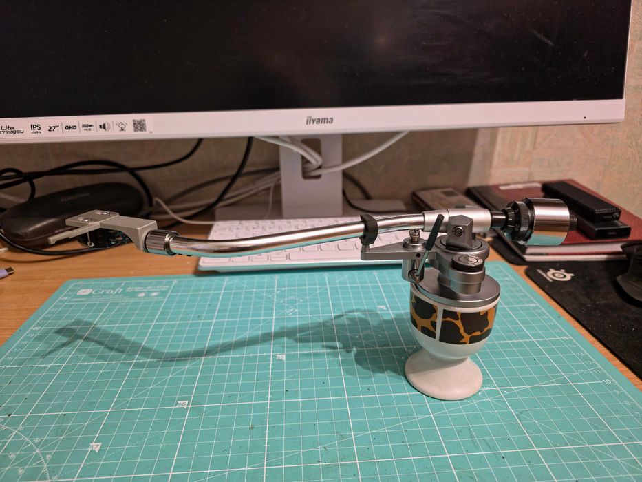 Ramię gramofonowe Jelco RS 222 + headshell - stan bardzo dobry