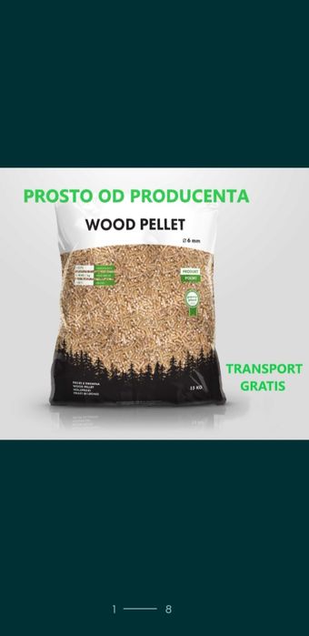 Pellet A1 100% Sosnowy PRODUCENT Gwarancja jakości.