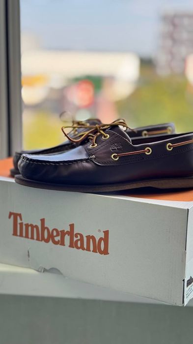 Продам шкіряні мокасини Timberland
