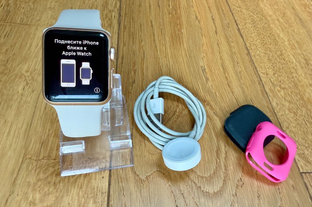 Apple Watch Gold Seria Sport 38mm nowa bateria