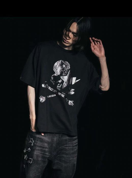 Футболка MASTERMIND & BAPE T-SHIRT/ бейп футболка