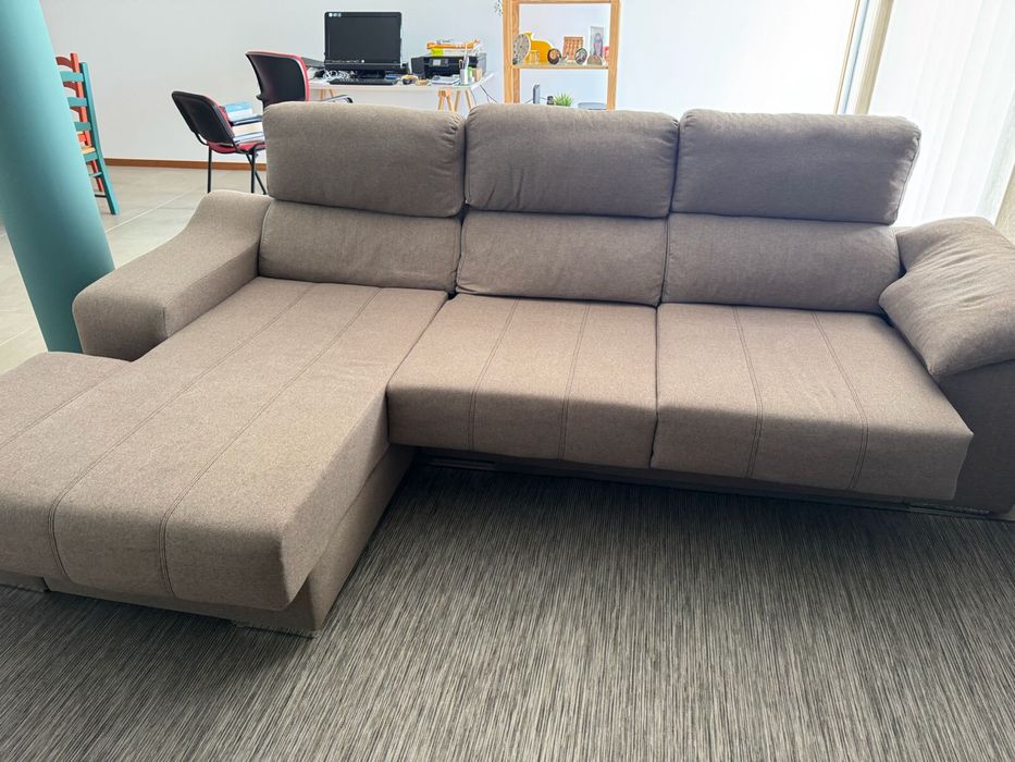 SOFÁ DE 3 LUGARES COM CHAISE LONGUE  .   Pronto para transformar a vossa sala!