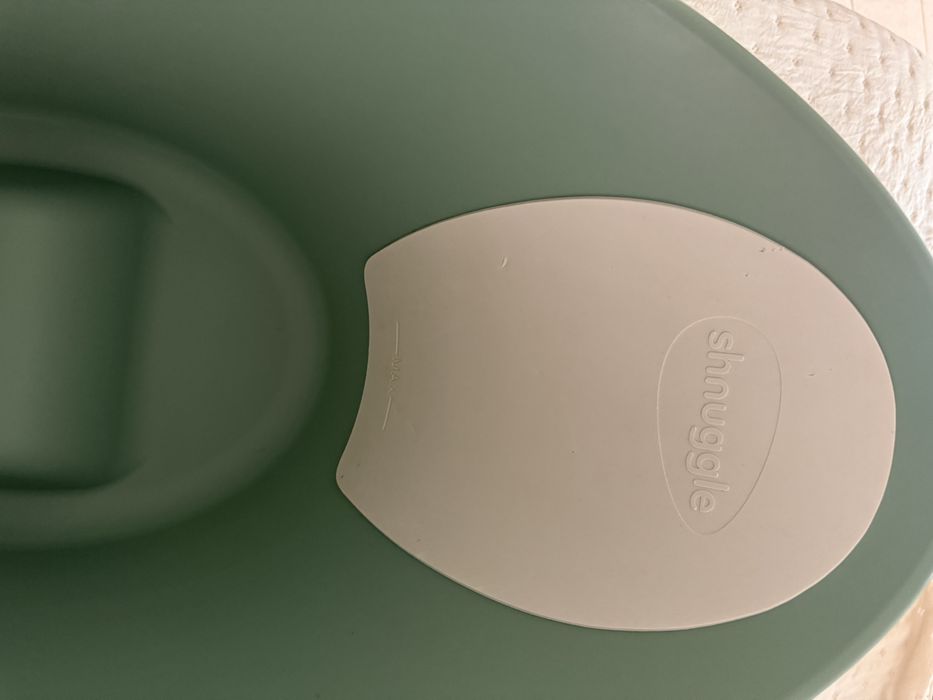 Banheira Shnuggle Verde-Água – Muito Bom Estado