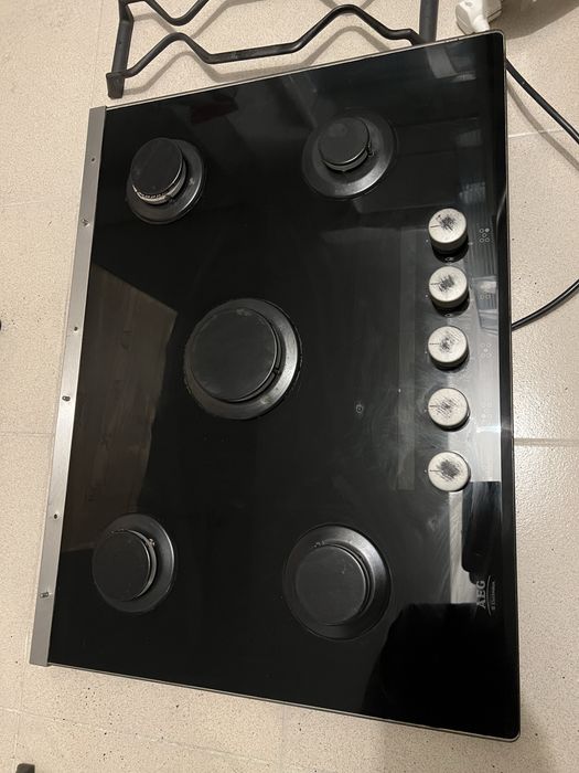 Placa de fogão a gás AEG Electrolux