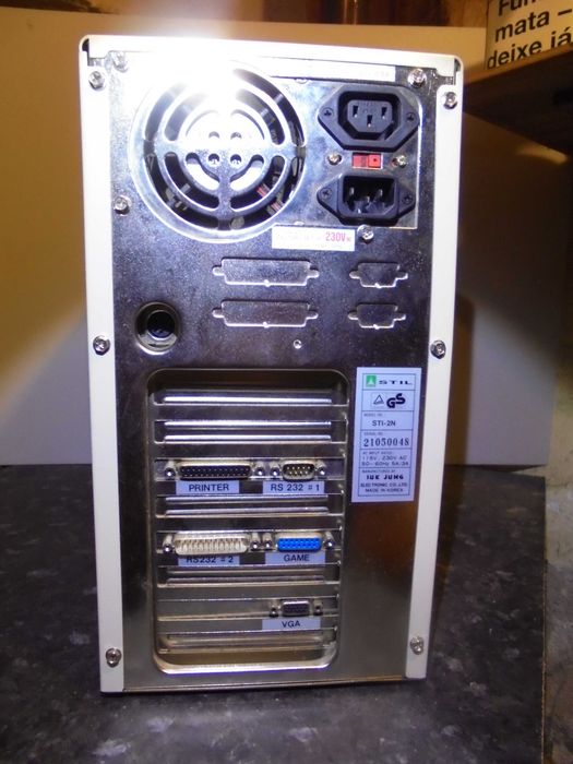 Computador retro 286 + Impressora de agulhas AEG