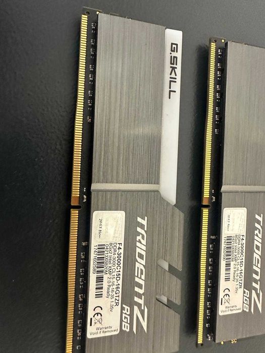 G.Skill Trident Z DDR4 16GB (2x8GB) 3000MHz CL15 RGB