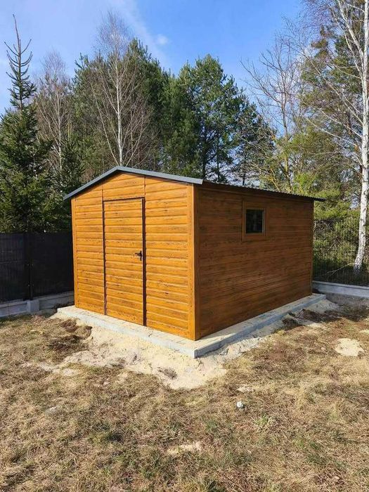 3x4 garaż ogrodowy narzędziowy na działkę magazynek schowek rod garaz konstrukcja domek