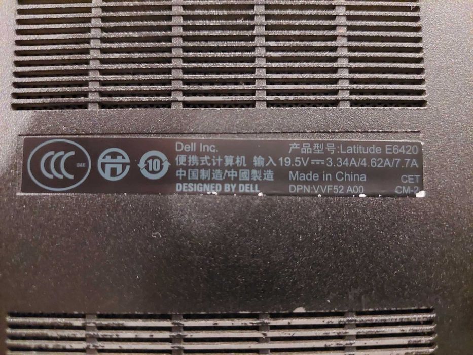 Laptop Dell Latitude E6420 Core i5 2520M / 4 GB / 128GB SSD / 16"