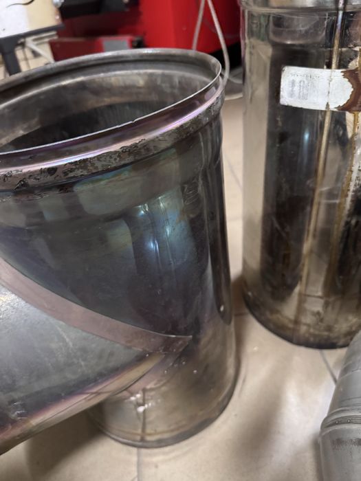 Димові труби димохід250 мм регулятор тяги