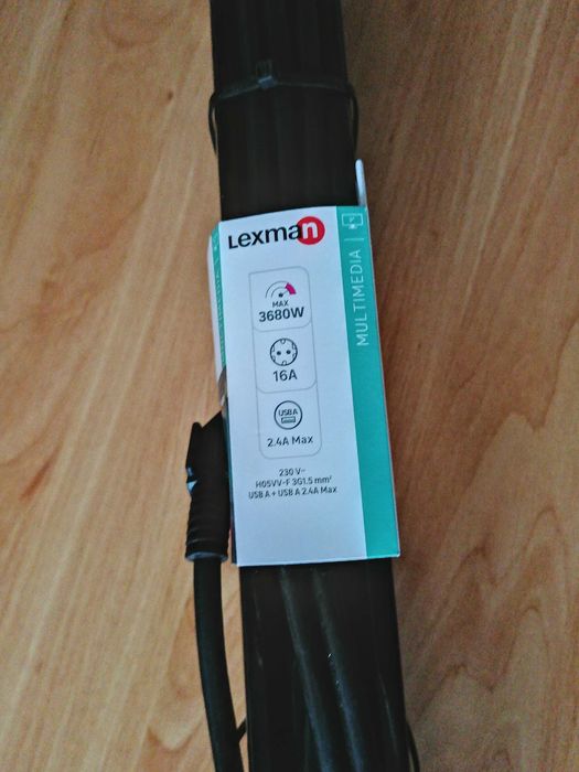Extensão NOVA Lexman 8 tomadas e 2 USB