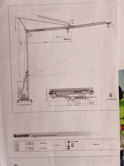 Grua LIEBHERR Chaves